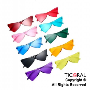 ANTEOJO TRIANGULARES  COLORES SURTIDOS x 1
